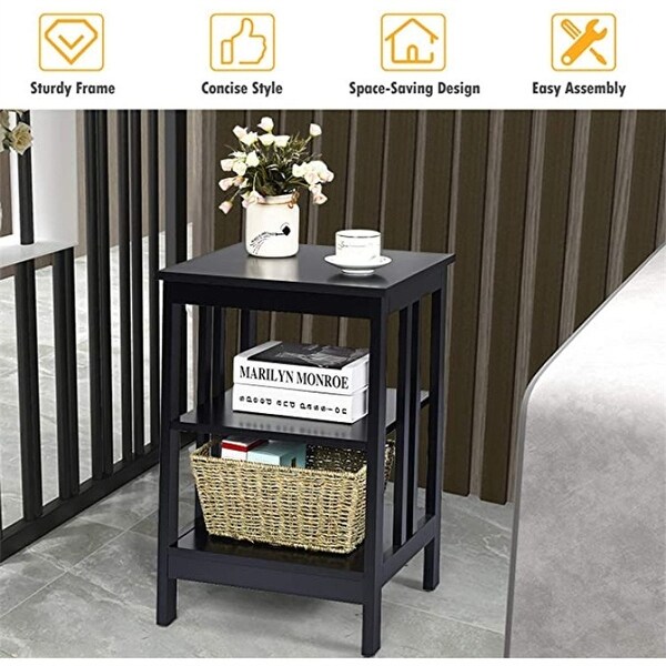 3-Tier End Table Set of 2