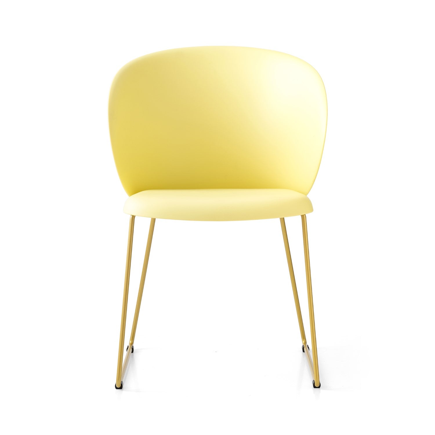 Tuka Indoor/Outdoor Painted Brass Leg Chair