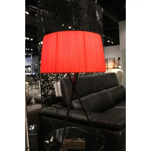 18 X 18 X 29.5 Red Carbon Steel Table Lamp - 18 x 18 x 29.5