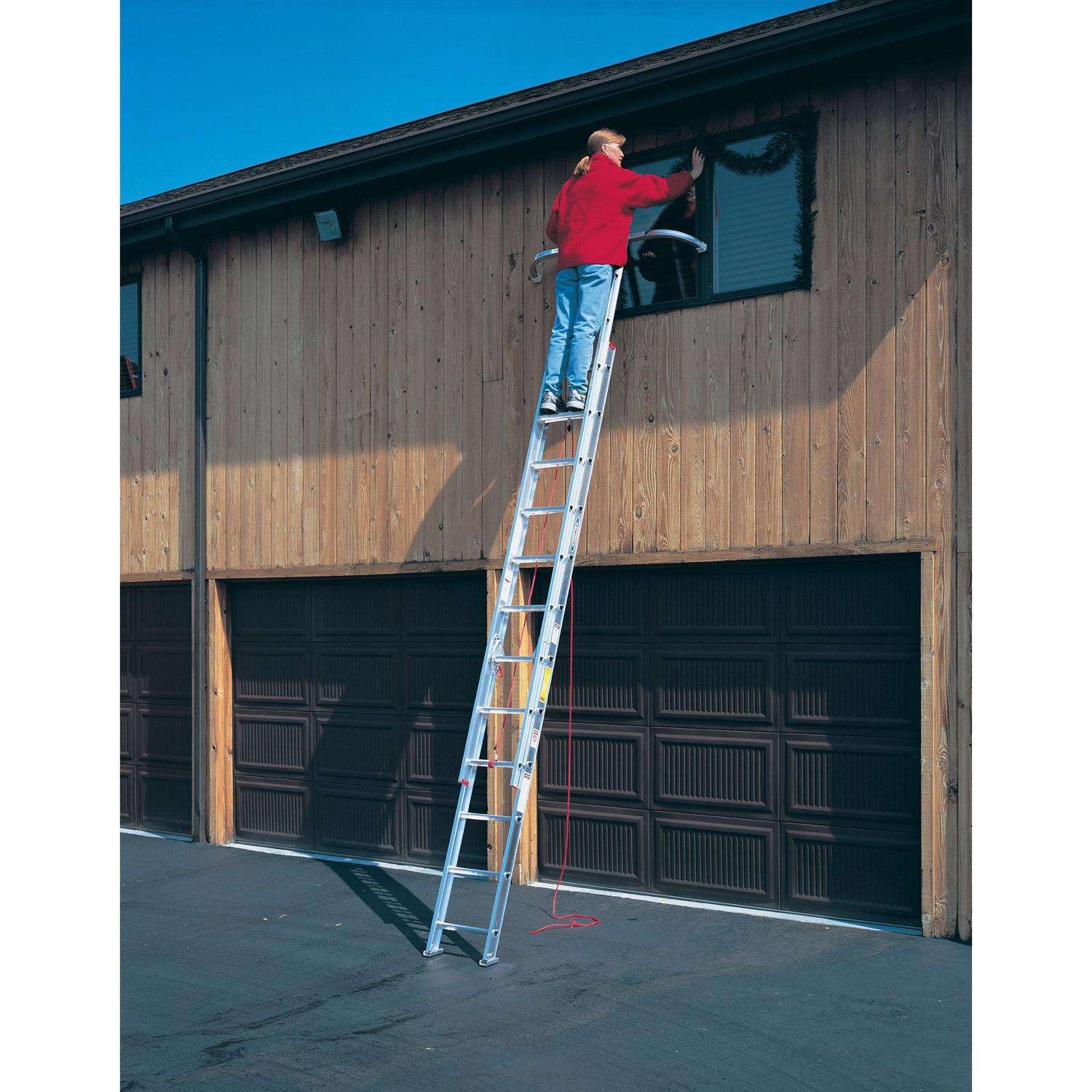Werner 24-foot  Aluminum Extension Ladder Type III 200 lb. capacity