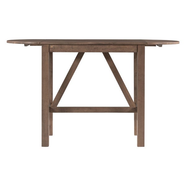 Wood Drop Leaf Counter Height Dining Table for Small Place