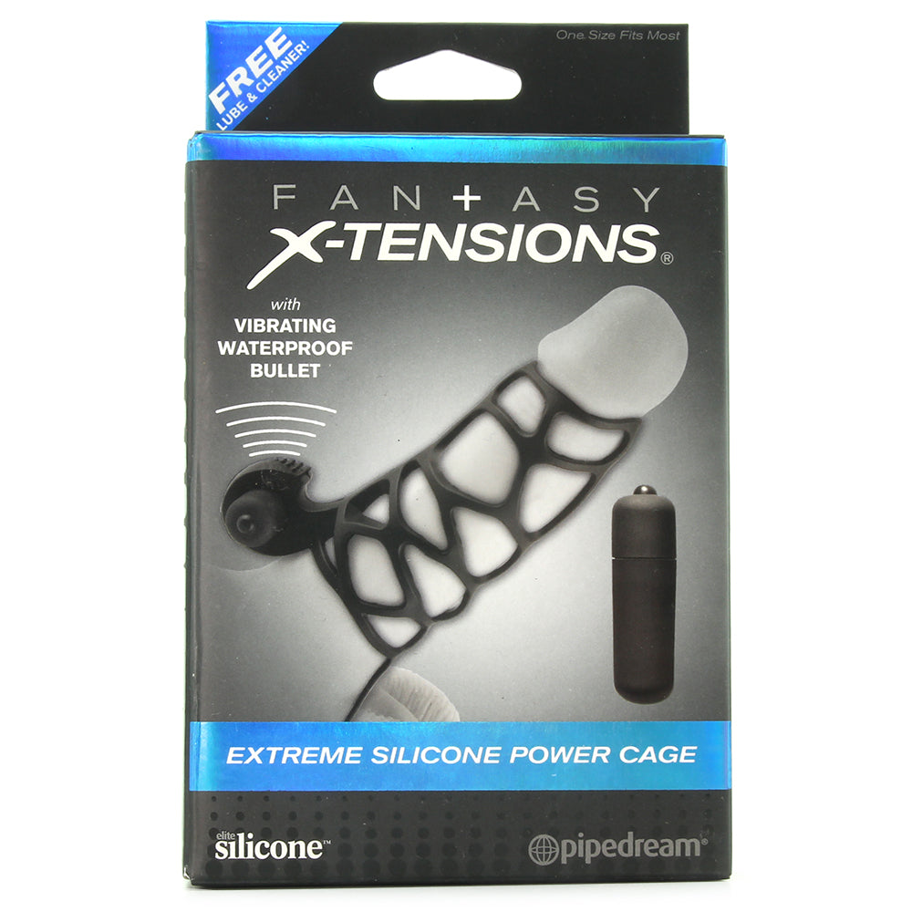 Extreme Silicone Power Cage in Black