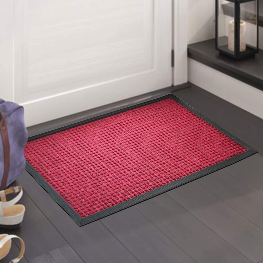 A1HC Heavy Duty Polypropylene Dirt Cleaning   Water Absorbing Doormat 24\