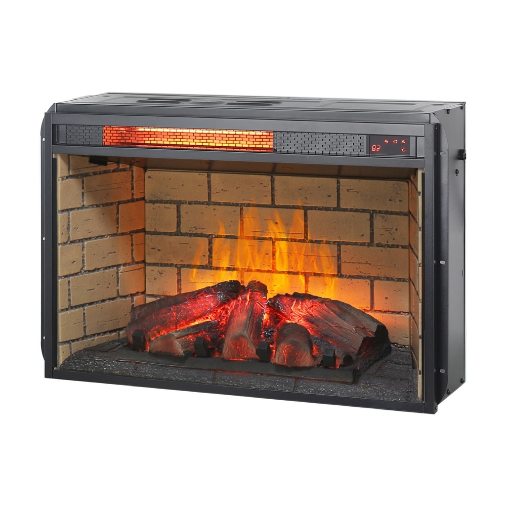 26 inch infrared quartz heater fireplace insert