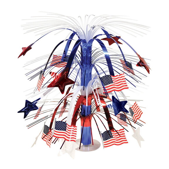 Beistle 50743 Flag Cascade Centerpiece  combinatio...