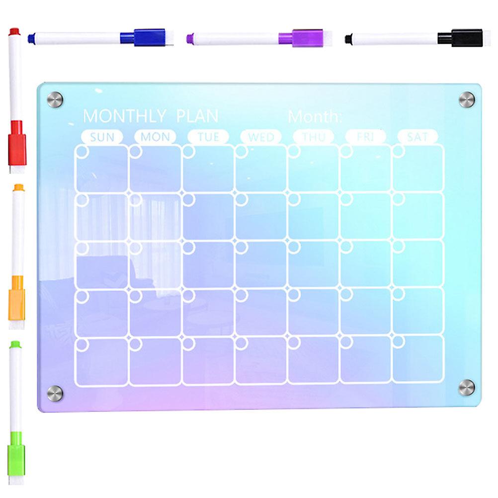 1 Set Of Acrylic Table Board Planner Board Dry Erase Board To Do List Planner Desktop Memo Board