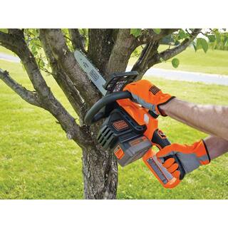 BLACK+DECKER 20V MAX 10in. Battery Powered Chainsaw Kit with (1) 2Ah Battery  Charger LCS1240