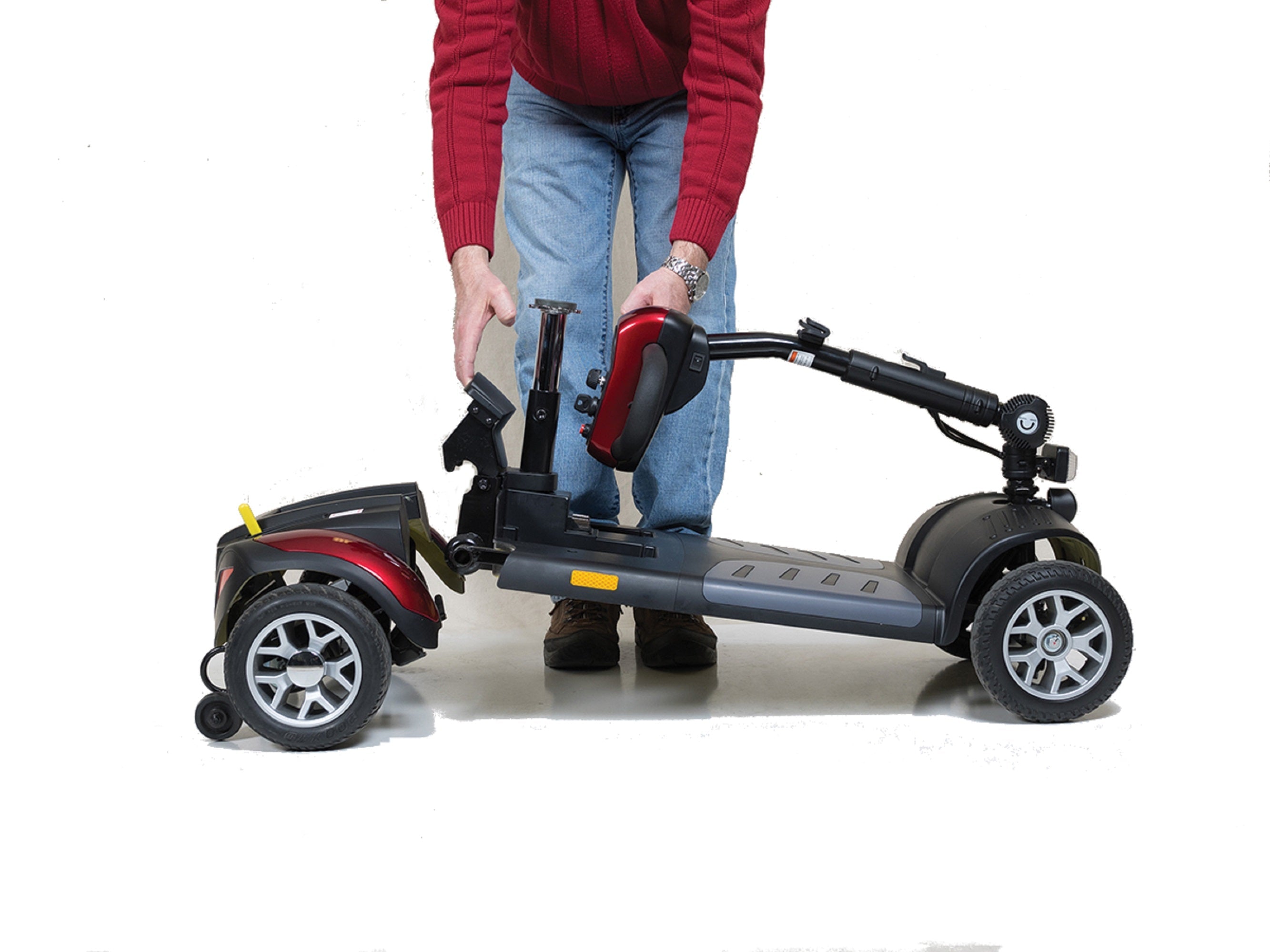 Golden Technologies - Buzzaround XL - Travel Scooter - 4-wheel - Red