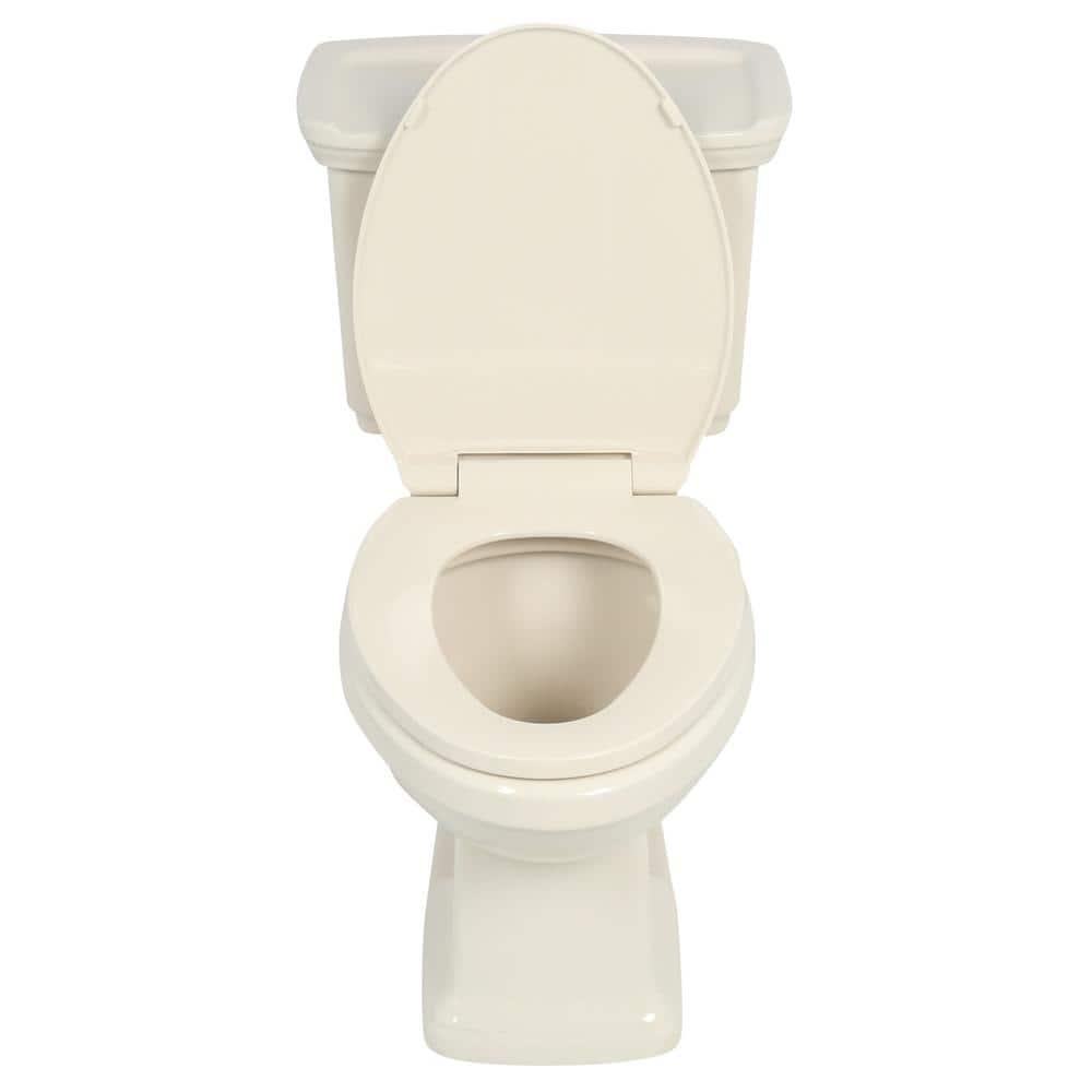 Glacier Bay 2piece 10 GPF128 GPF High Efficiency Dual Flush Elongated Toilet in Bone