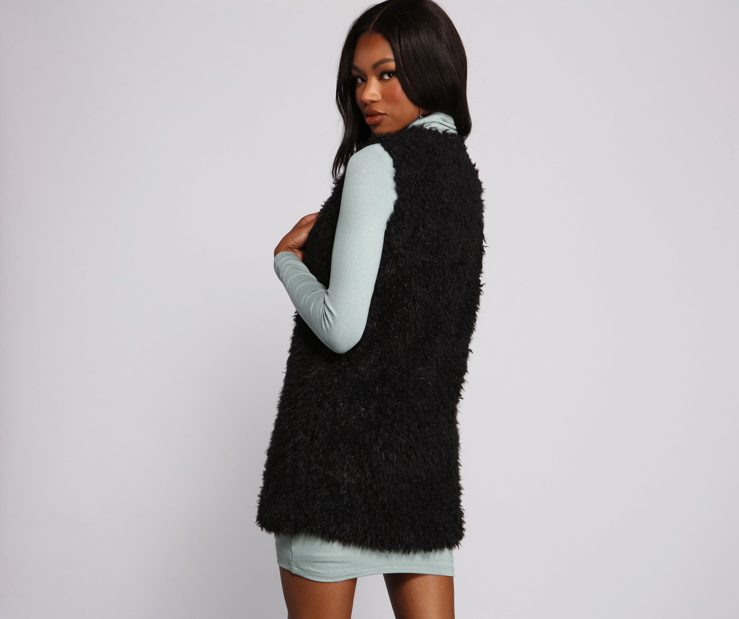 On Trend Faux Fur Vest