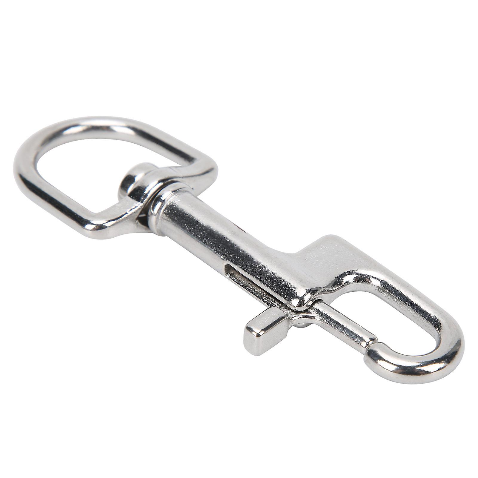 Stainless Steel Diving Single Ended Snap Clips Single Eye Bolt Snap Hooks Buckle100mm/3.9in