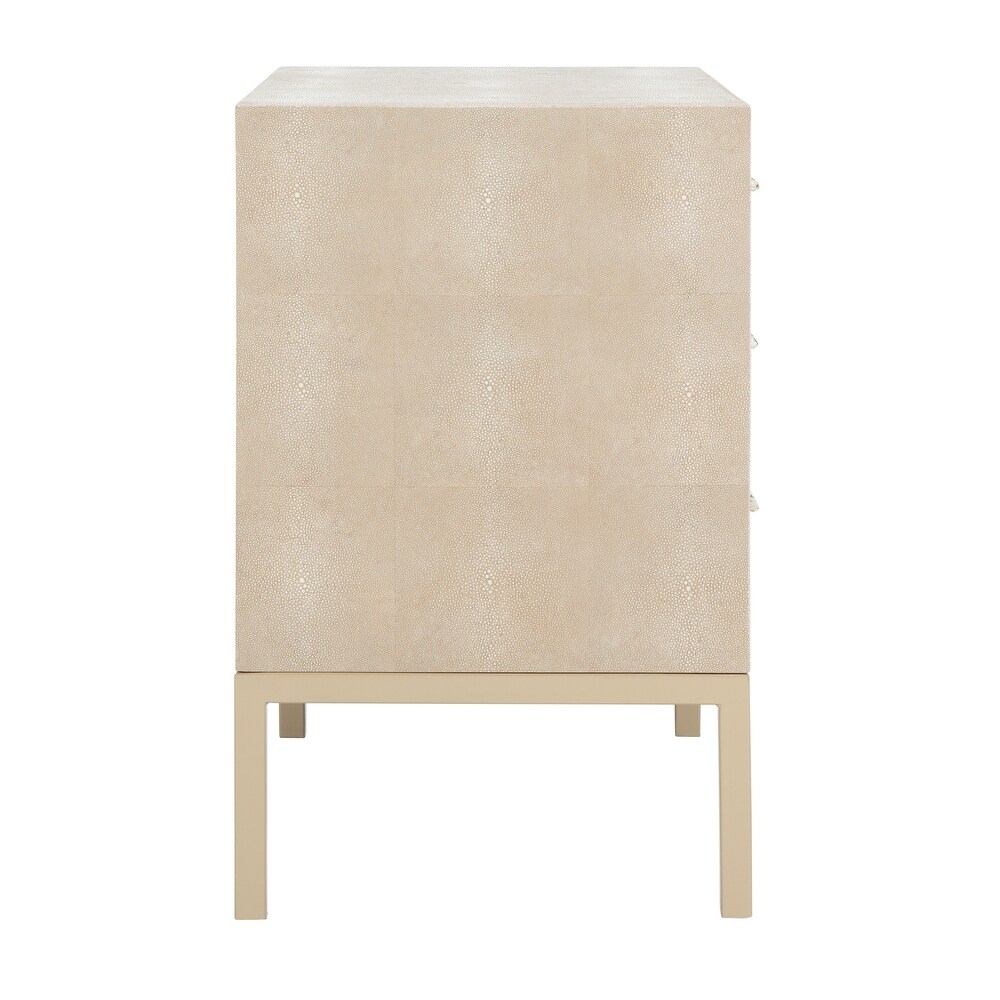 SAFAVIEH Couture High Line Collection Camden Faux Stingray Nightstand