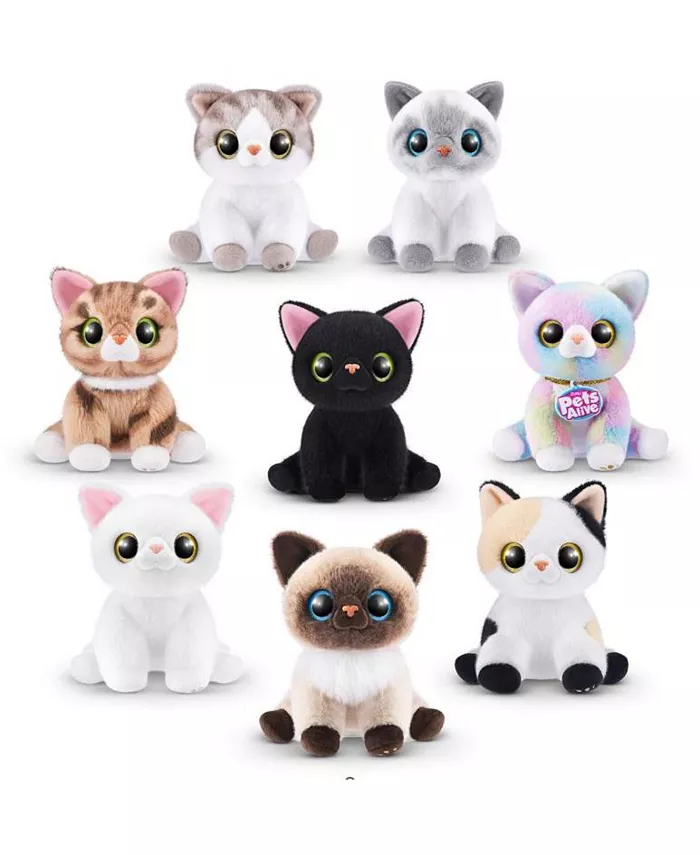 Pets Alive Zuru Smitten Kittens Series 1 Interactive Plush