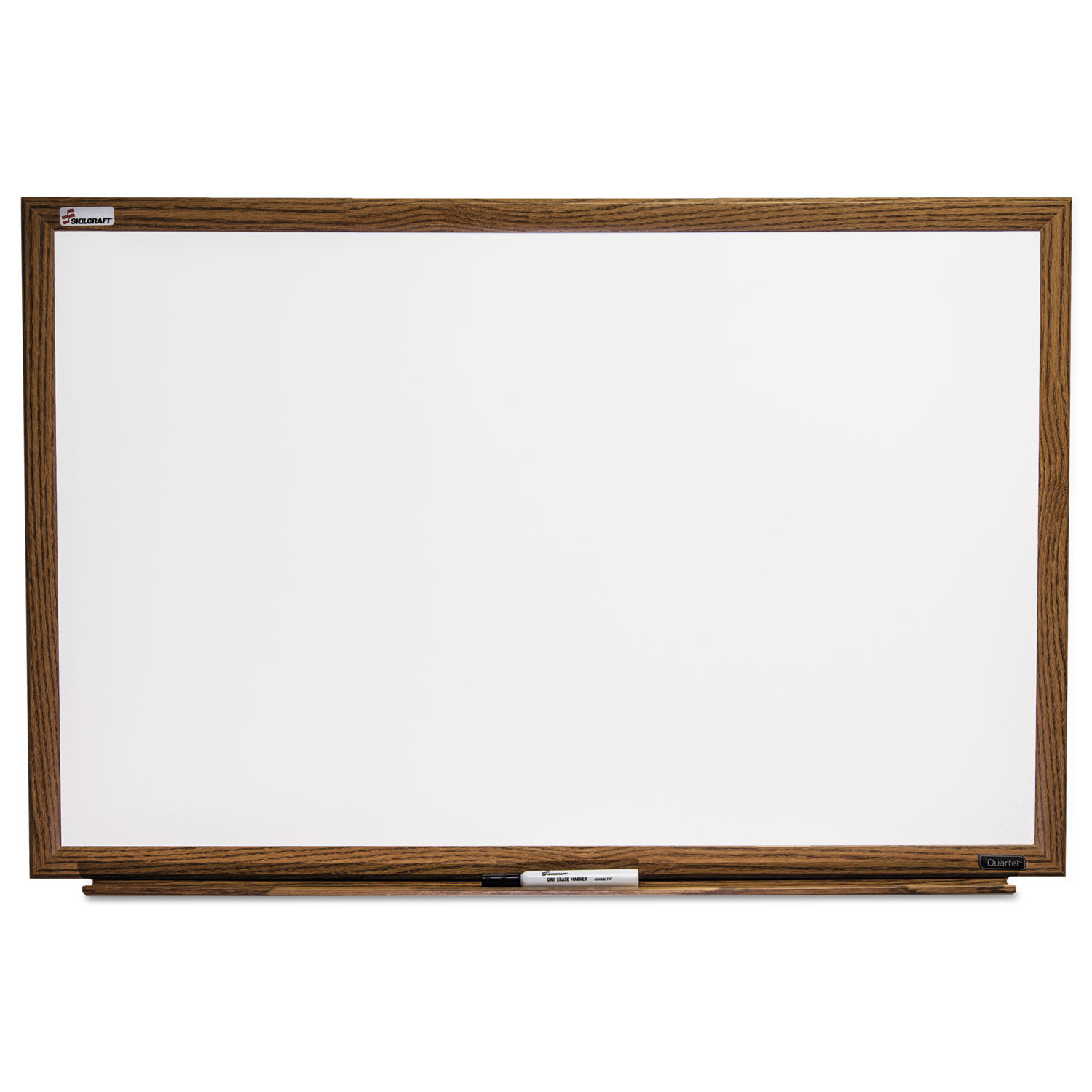 SKILCRAFT Quartet Melamine Dry Erase White Board by AbilityOneandreg; NSN6305156