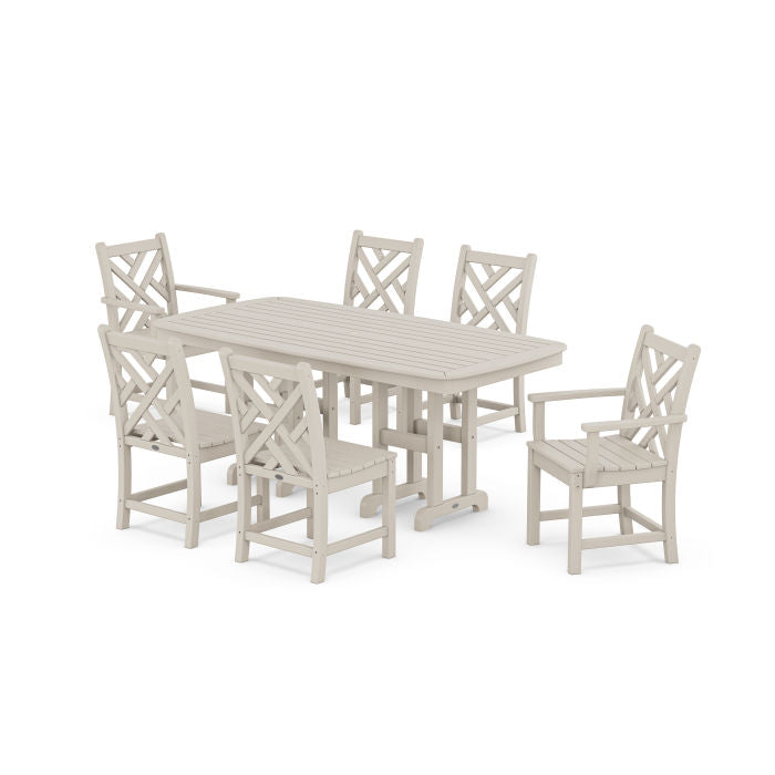 Polywood Chippendale 7-Piece Dining Set PWS121-1