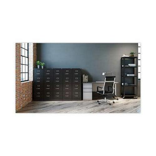 Hirsh Industries 22-inch Deep 4-Drawer， Letter-Size Vertical File Cabinet， Black