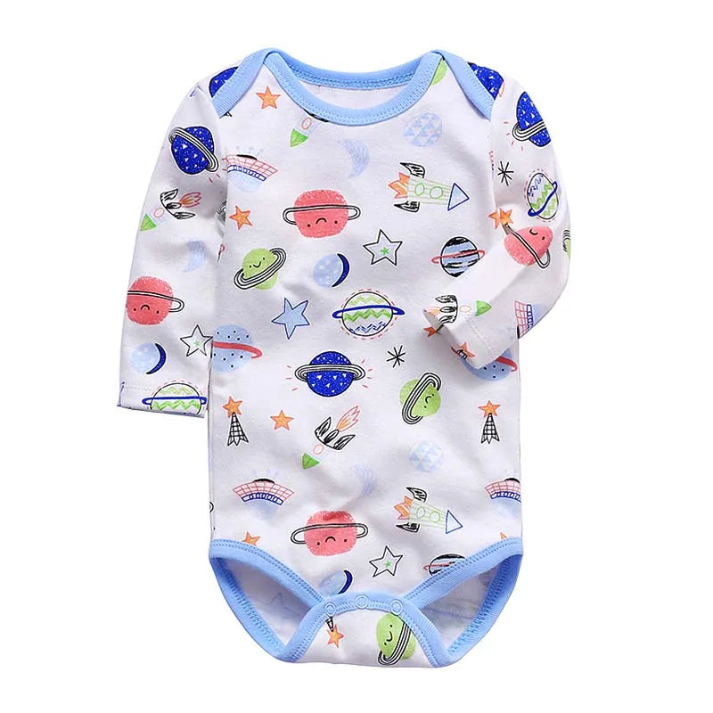 Baby bodysuit newborn boys girls clothing long sleeve 3 6 9 12months toddler infant child kids clothes