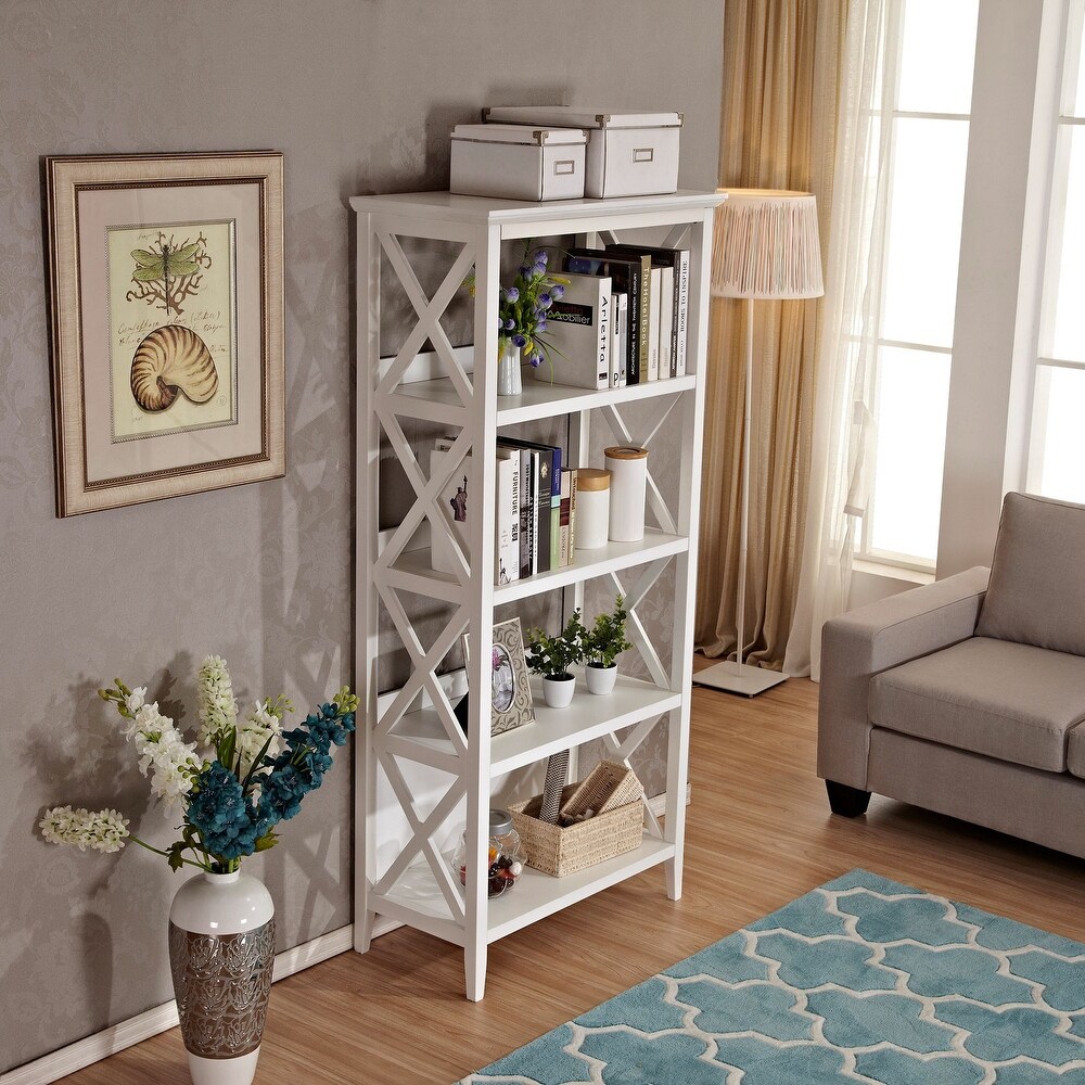 Wood Standard 4 tier Bookcase