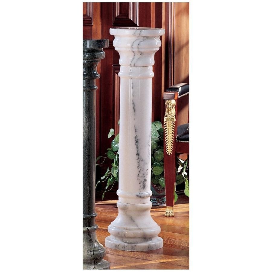 Design Toscano White Solid Medium Marble Column