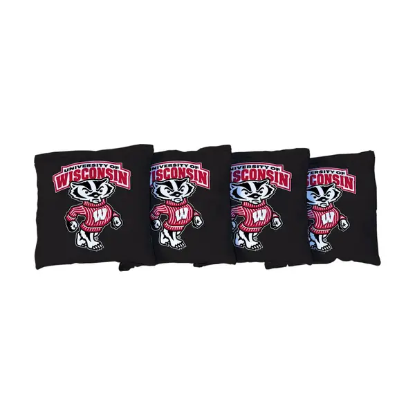 Victory Tailgate 4-Pack Wisconsin Badgers NCAA Regulation Corn Filled Cornhole Bags