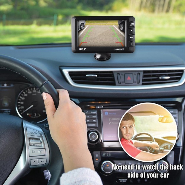 Lcd Monitor amp Wireless Backup Camera With Parking reverse Assist System