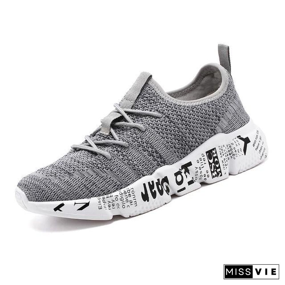 Men Casual High Quality Fashion Style Shoes Comfortable Mesh Outdoor Walking Jogging Sneakers Tenis Masculino