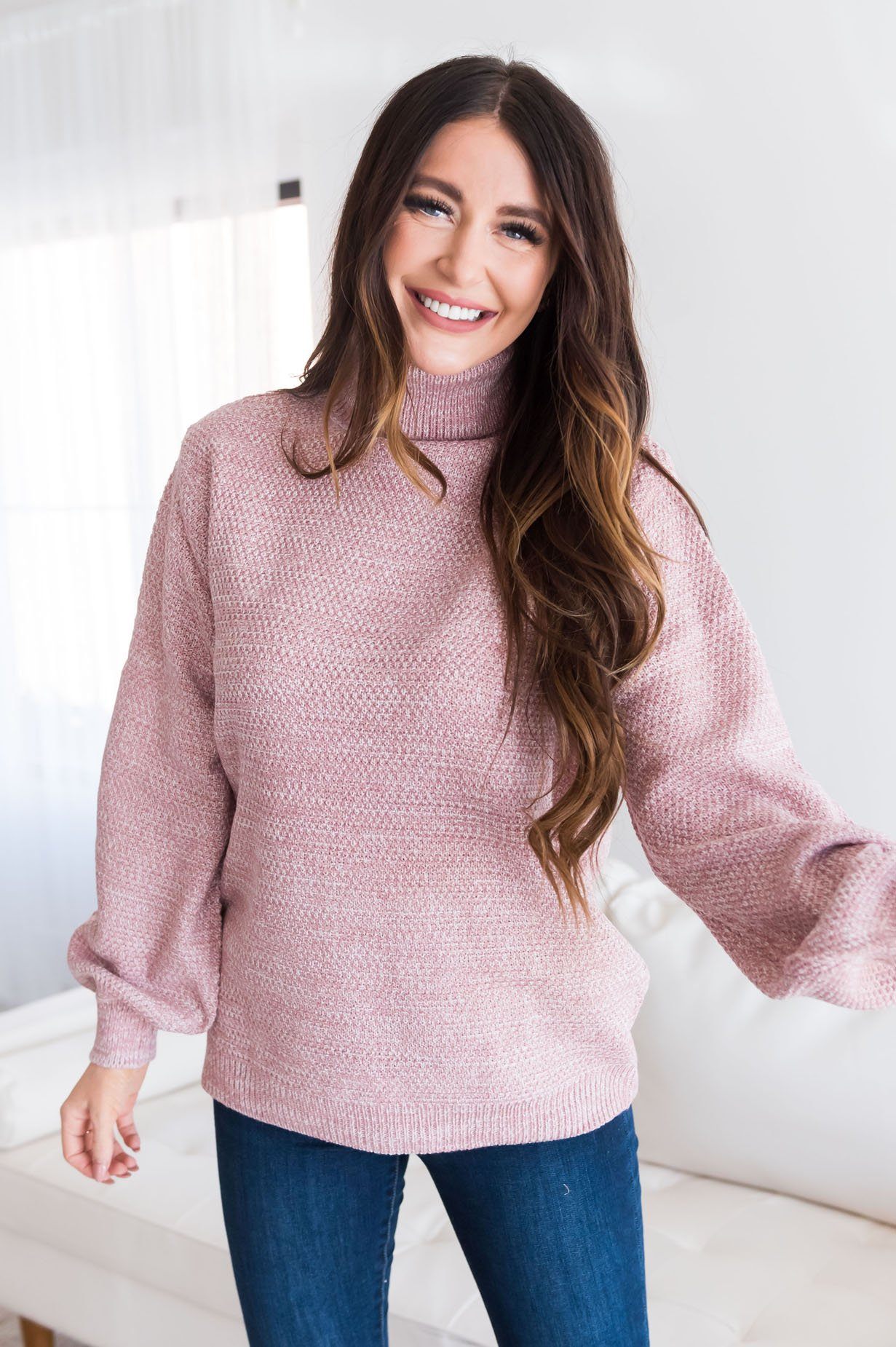 My Sweetheart Modest Turtleneck Sweater