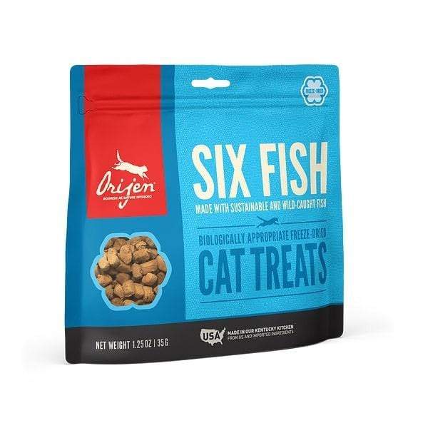 ORIJEN Grain Free Six Fish Freeze Dried Cat Treats