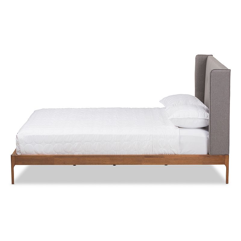 Baxton Studio Brooklyn Mid-Century Platform Bed