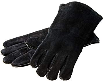 Lodge Logic High Heat Leather Gloves