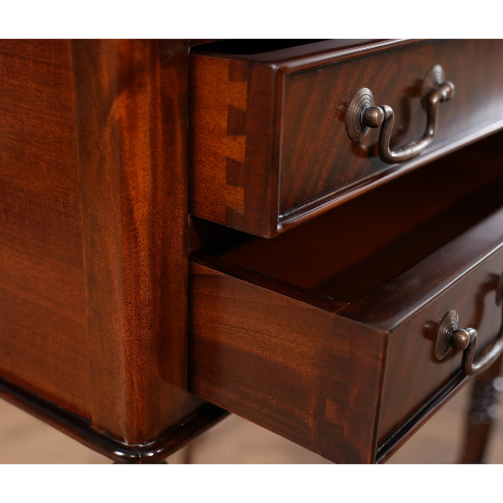 Mahogany Turned Leg Table   Traditional   Side Tables And End Tables   by Niagara Furniture  Houzz