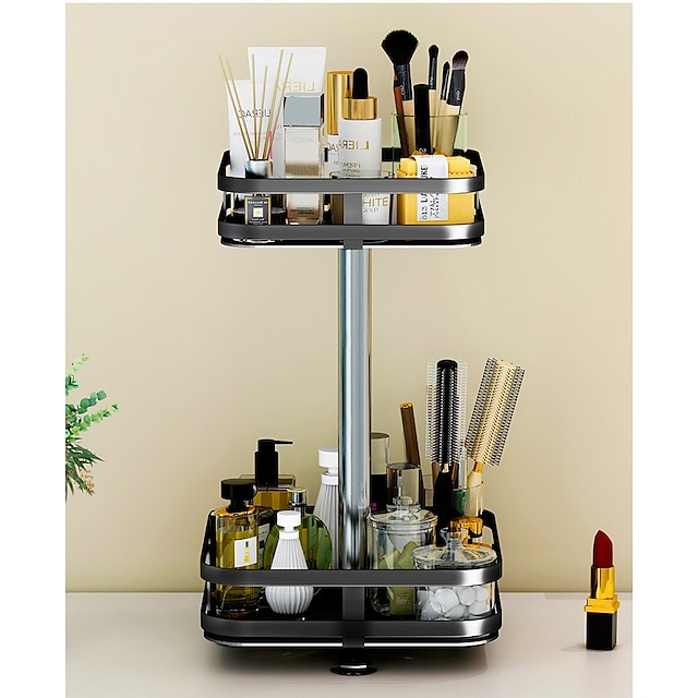 rotatable kitchen seasoning rack countertop corner put condiment oil salt sauce vinegar bottle multi-functional round storage