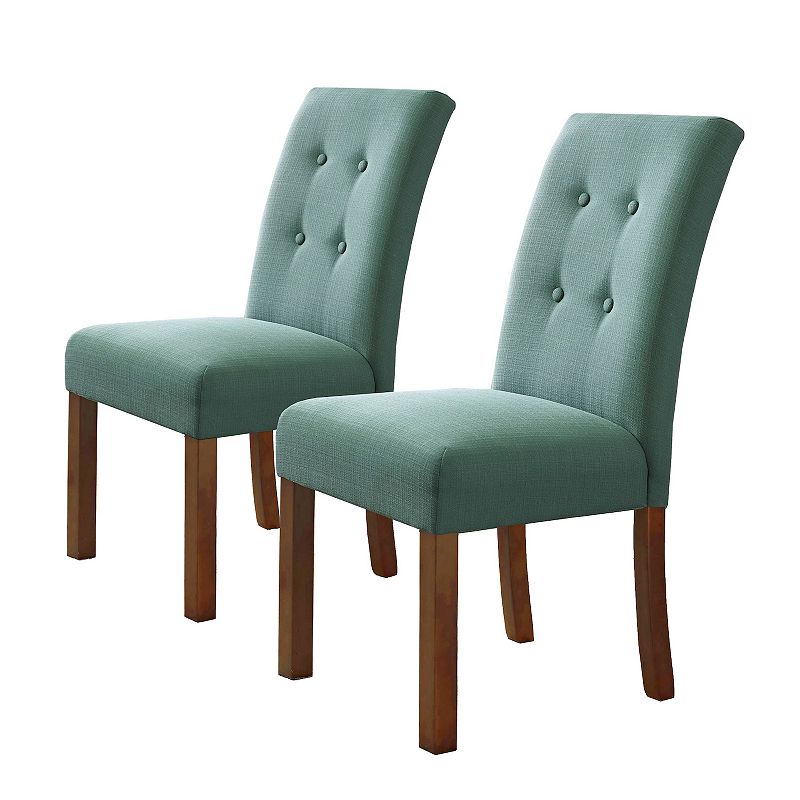 HomePop Button Tufted Parsons Dining Chair 2-piece Set