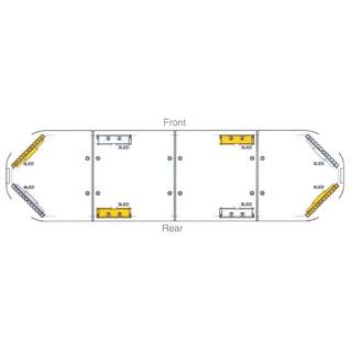 Buyers Products Company 54 Amber LED 49 in. Light Bar 8893049