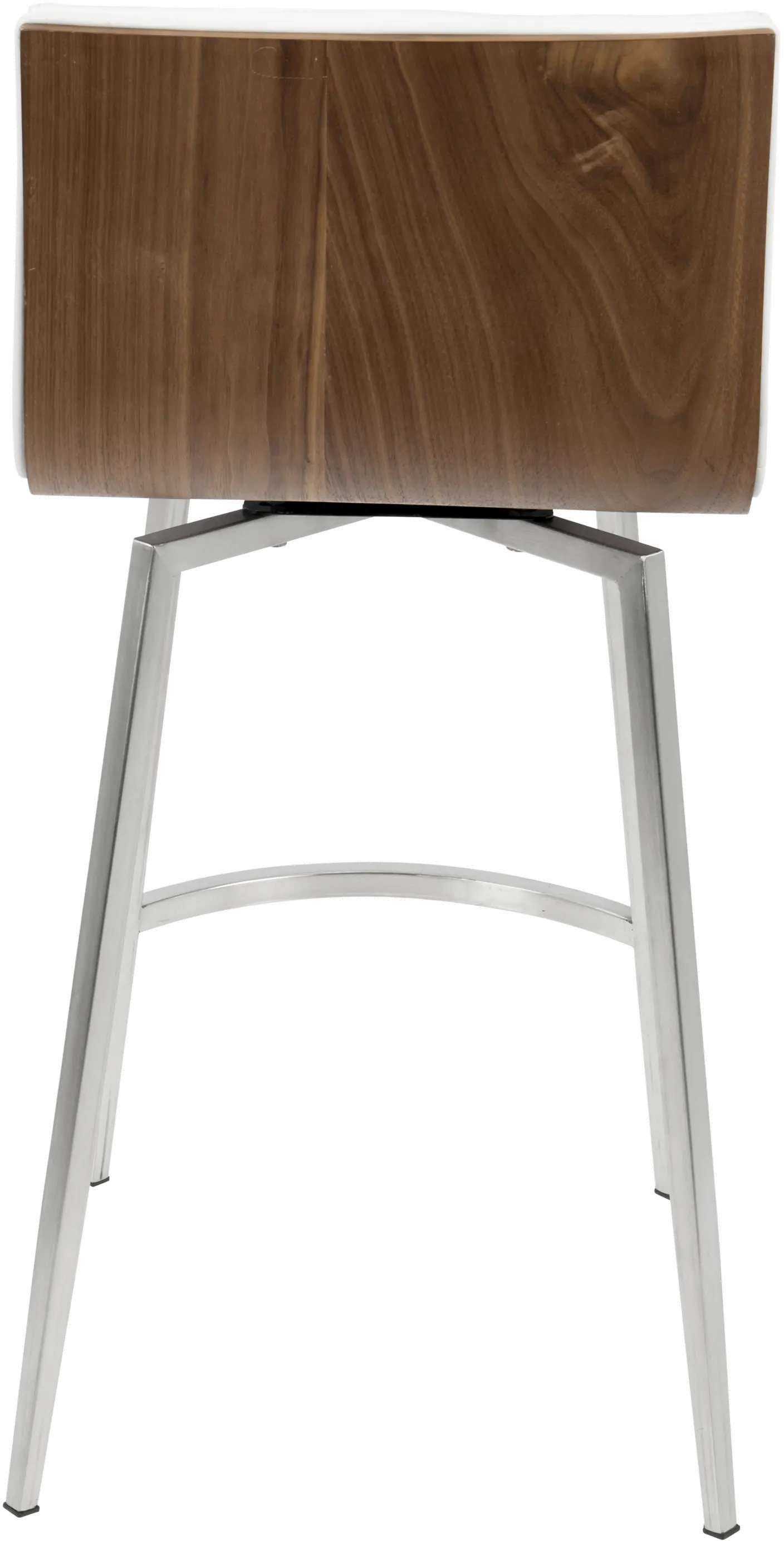 Contemporary White Swivel Counter Height Stool (Set of 2) - Mason