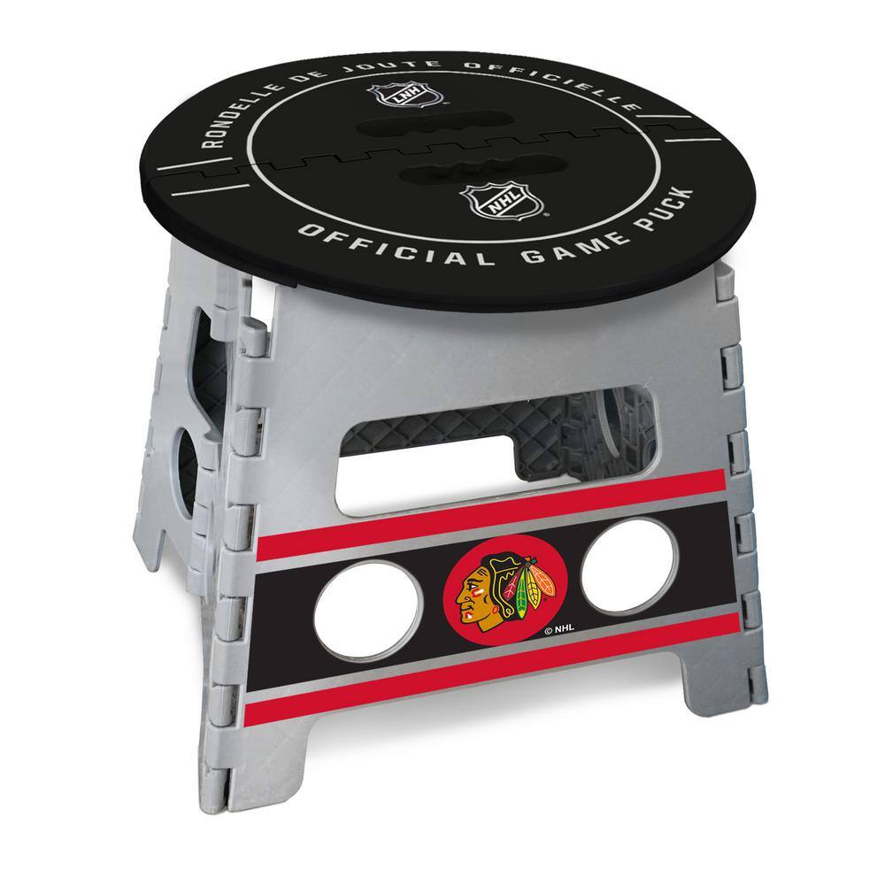 FANMATS NHL Chicago Blackhawks Plastic Folding Step Stool 24863