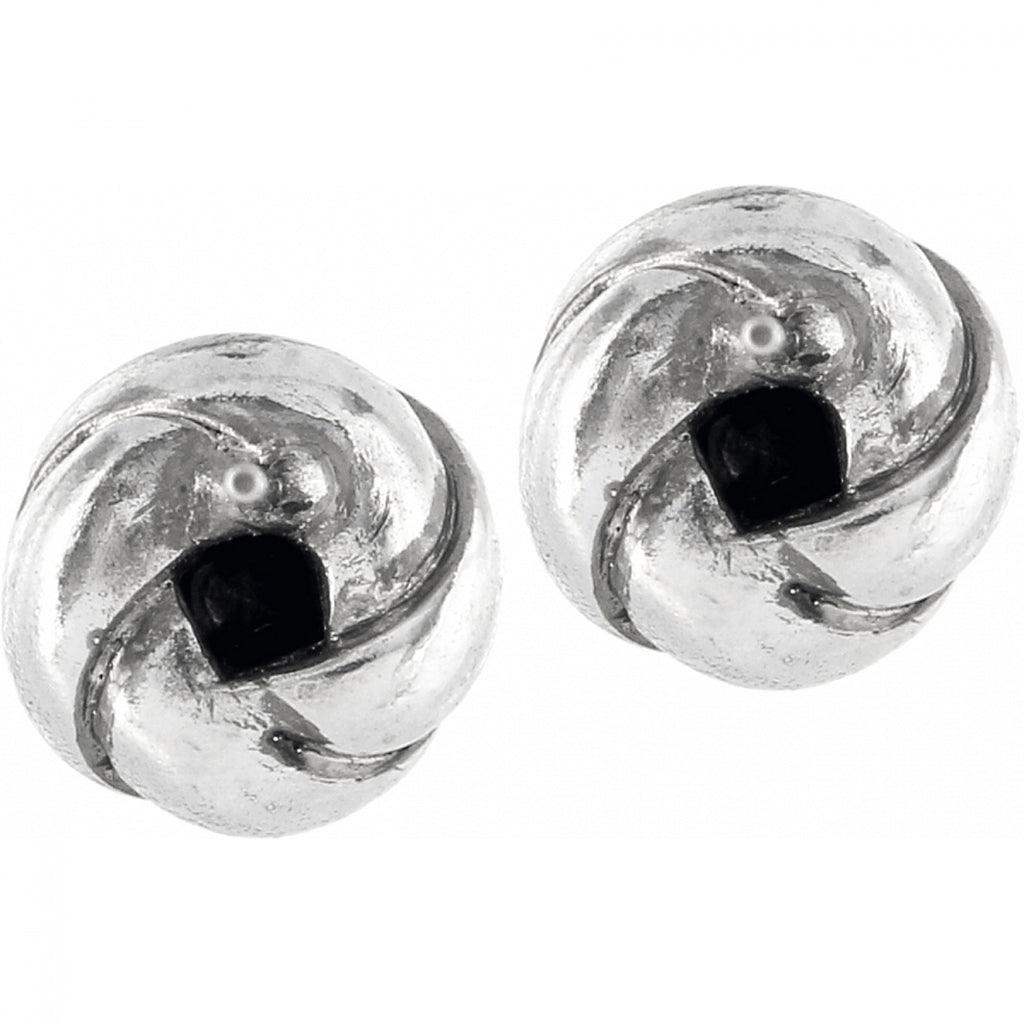 Brighton  Love Me Knot Mini Post Earrings in Silver