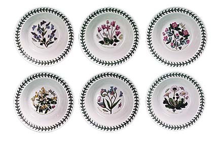 Portmeirion Botanic Garden Soup/Cereal Bowl 6 