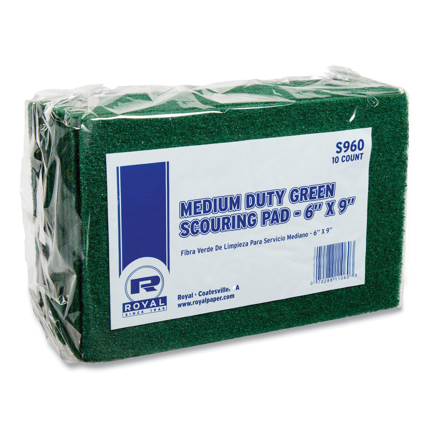 Medium-Duty Scouring Pad by AmerCareRoyalandreg; RPPS960