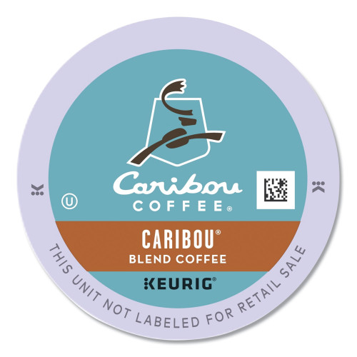 Caribou Coffee Caribou Blend Coffee K-Cups， 96/Carton (6992CT)