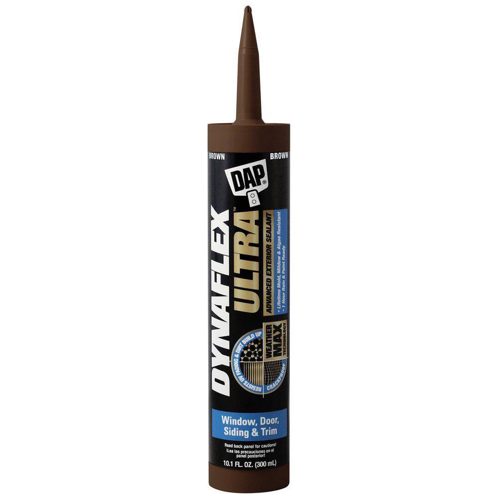 DAP Dynaflex Ultra 10.1 oz. Brown Advanced Exterior Window Door and Siding Sealant 18217