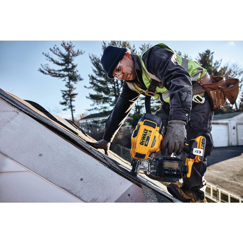 DEWALT DCN45RNB 20V MAX 15-Degree Cordless Roofing Nailer (Tool Only)