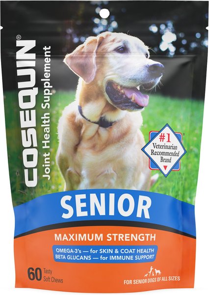 Nutramax Cosequin Immune and Joint Health Soft Chew Supplement for Senior Dogs