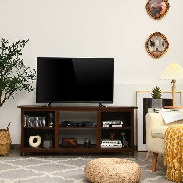 2-Tier Entertainment Media Console Center- - 58