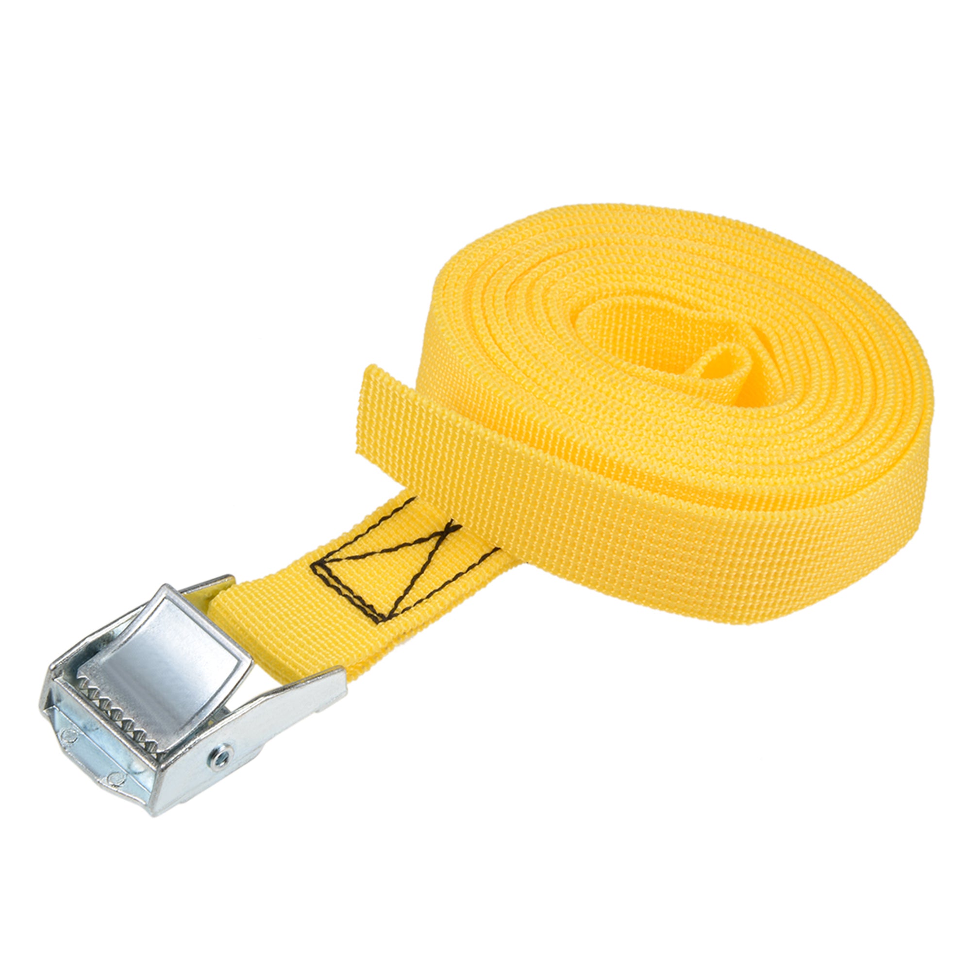 Uxcell 3.5M x 25mm Lashing Strap with Cam Buckle 250Kg Work Load, Yellow