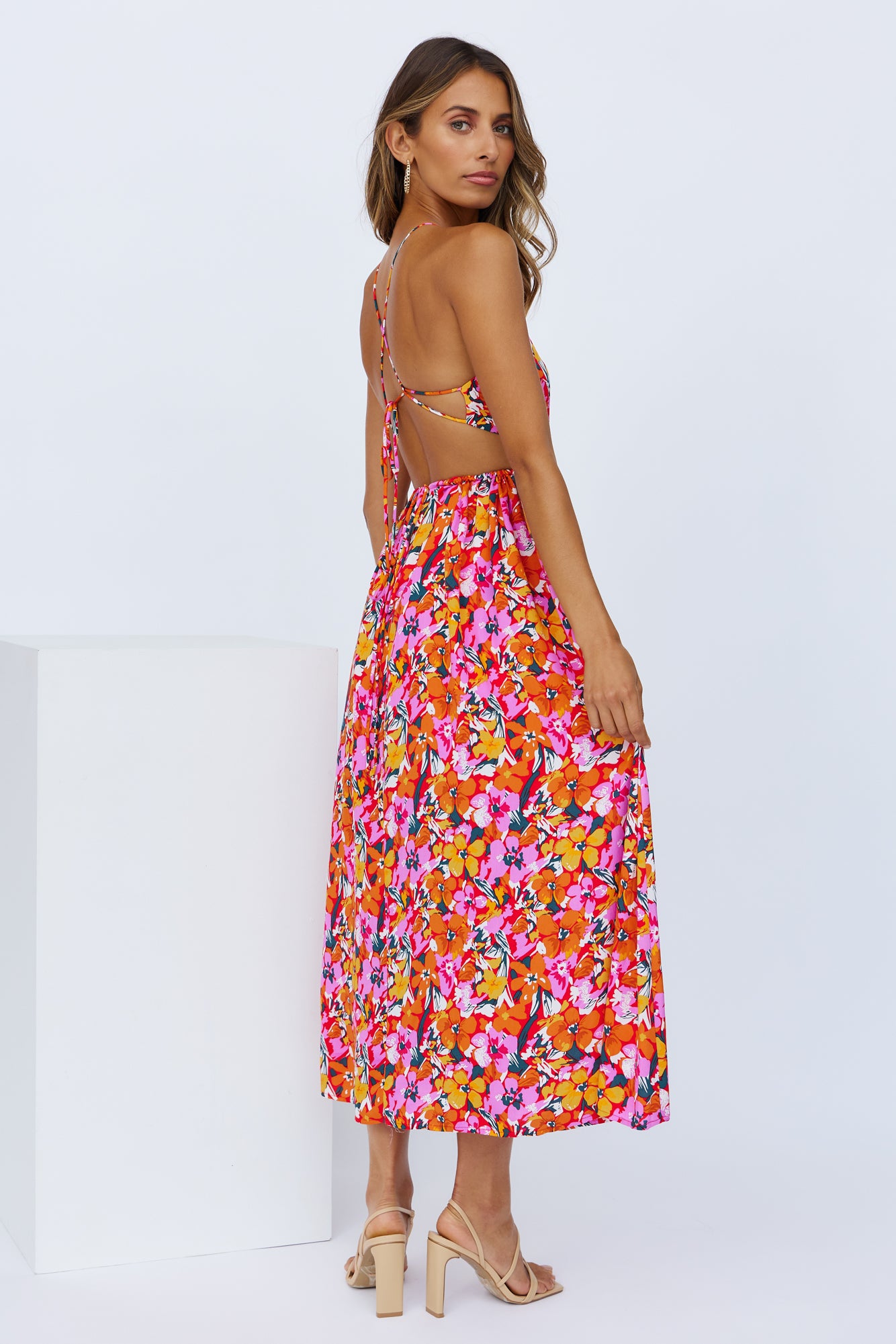 Fly Away Today Midi Dress