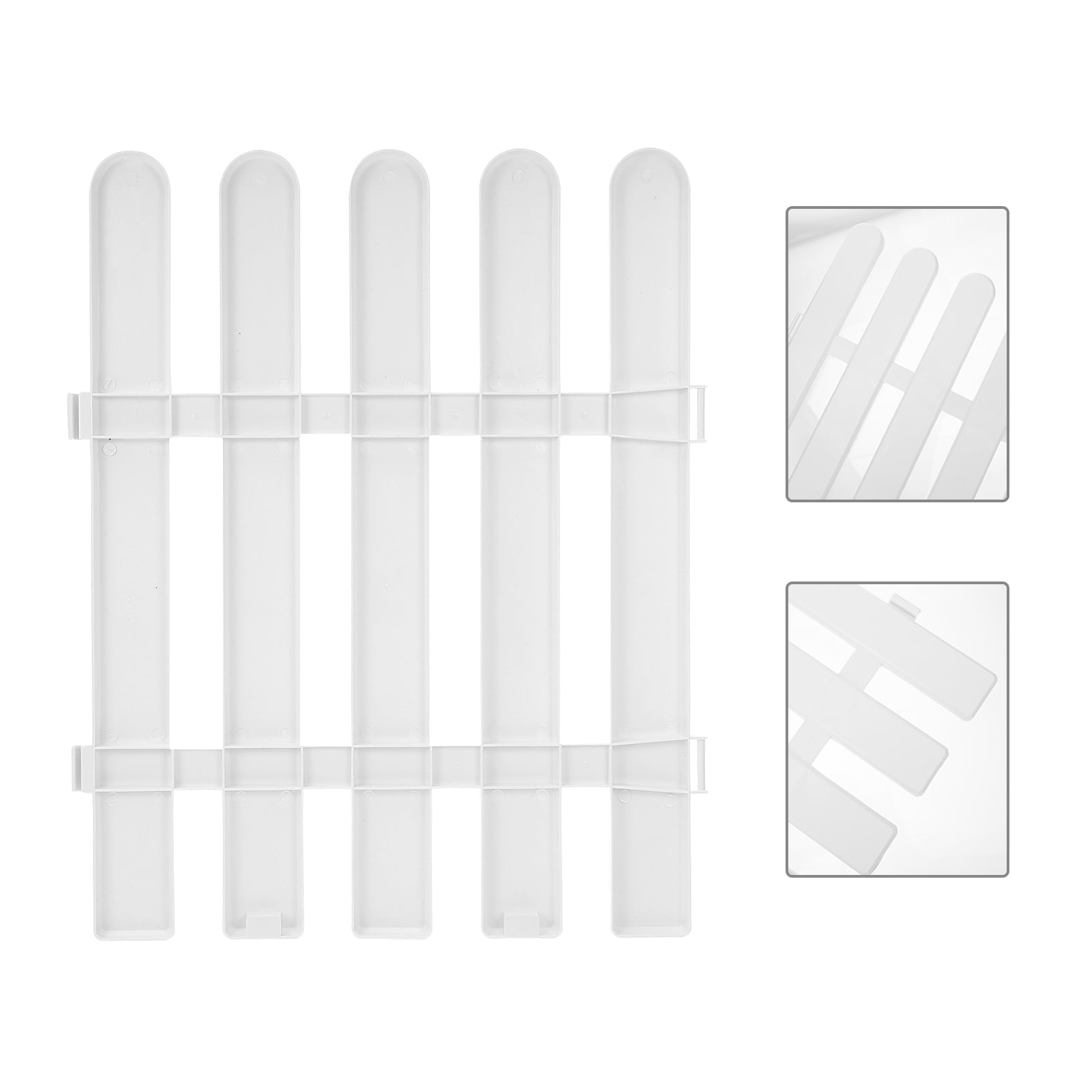 NUOLUX Fence Garden Plastic Edging Picket Border Patio Flower Bed Christmas Tree Barrier Panels Fairy