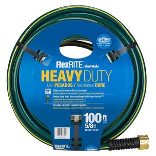 WATERWORKS FlexRite 58 in. x 100 ft. Heavy Duty Hose CWWFXT58100