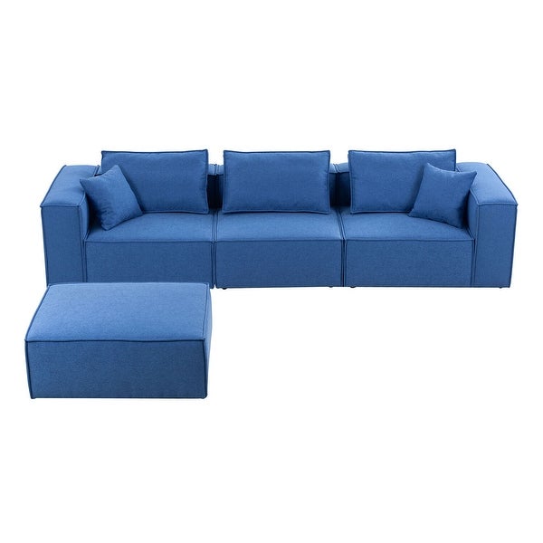 Williamspace Modern Upholstered Sectional Sofa for Living Room