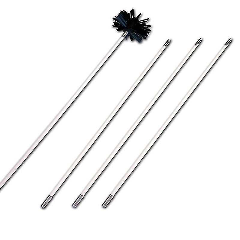 17pcs Chimney Brush Set Household Industrial Chimney Boiler Brush Dryer Cleaning Tool Fireplace Cle